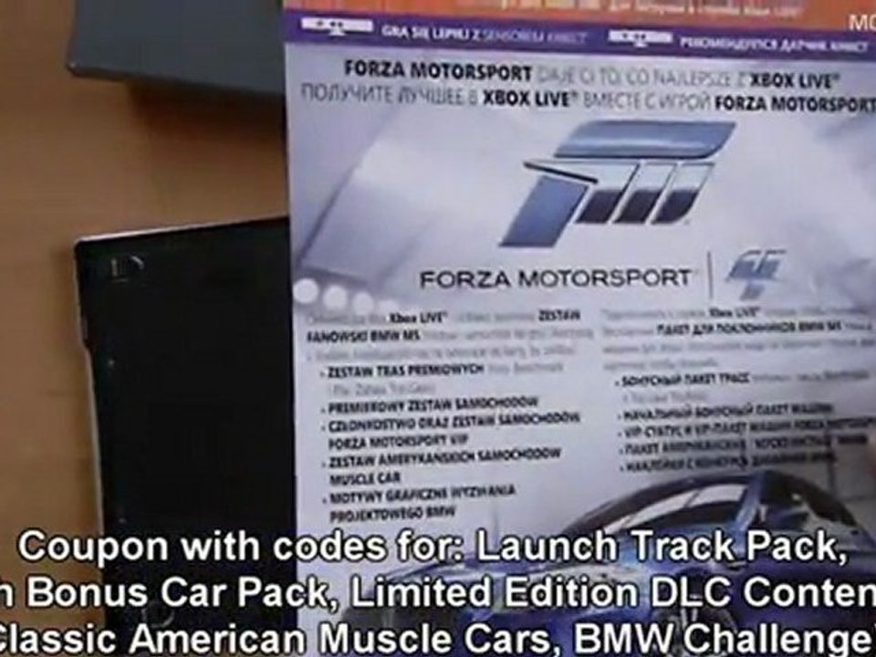 Forza Motorsport 4 Limited Collector's Edition - Unboxing PL/ENG