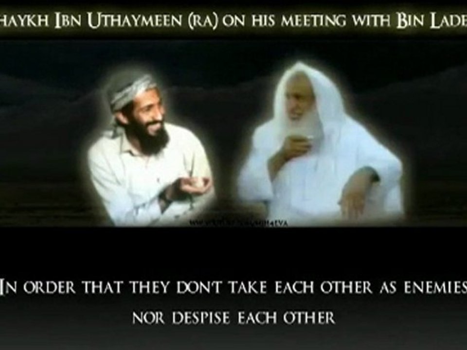 SHAYKH IBN UTHYMEEN'S MEETING WITH USMAMA BIN LADIN