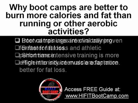 Why boot camps are better to burn more calories and fat?