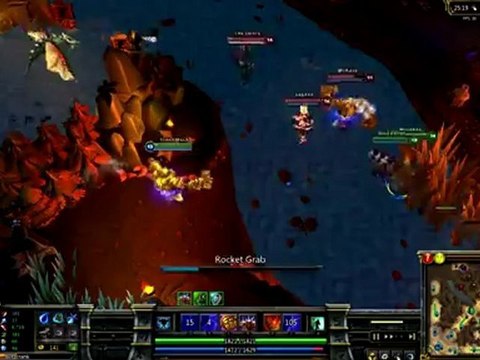 League of Legends - Double pull de Blitzcrank