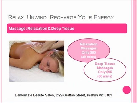 Beauty Salon Pedicures Manicures Massage in Prahan Vic