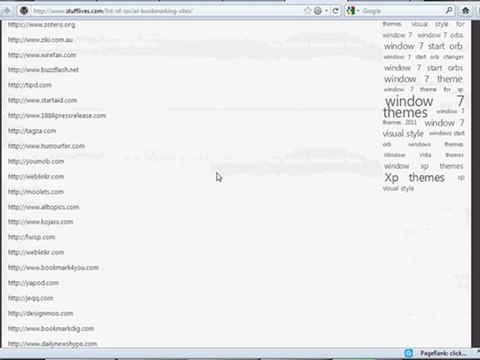 latest list of social bookmarking sites