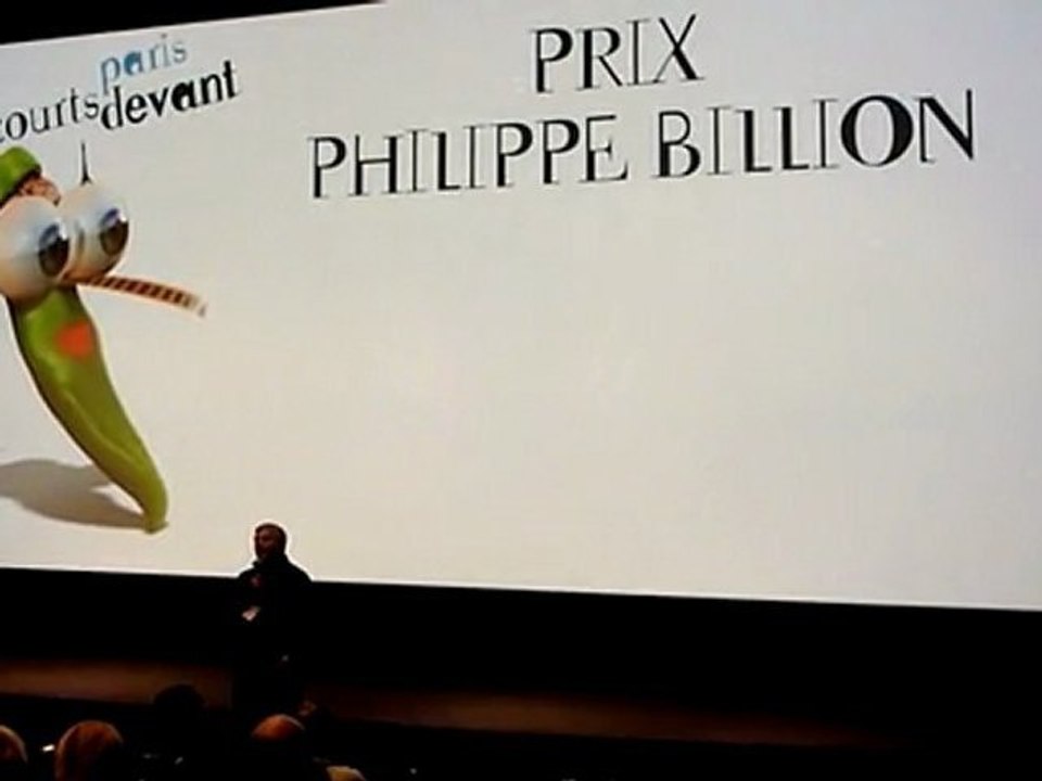 Prix Philippe Billion festival paris court devant 15oct11