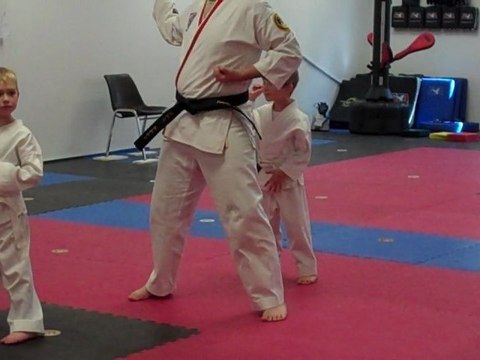 Clement au testing de Tae Kwon Do, seconde partie