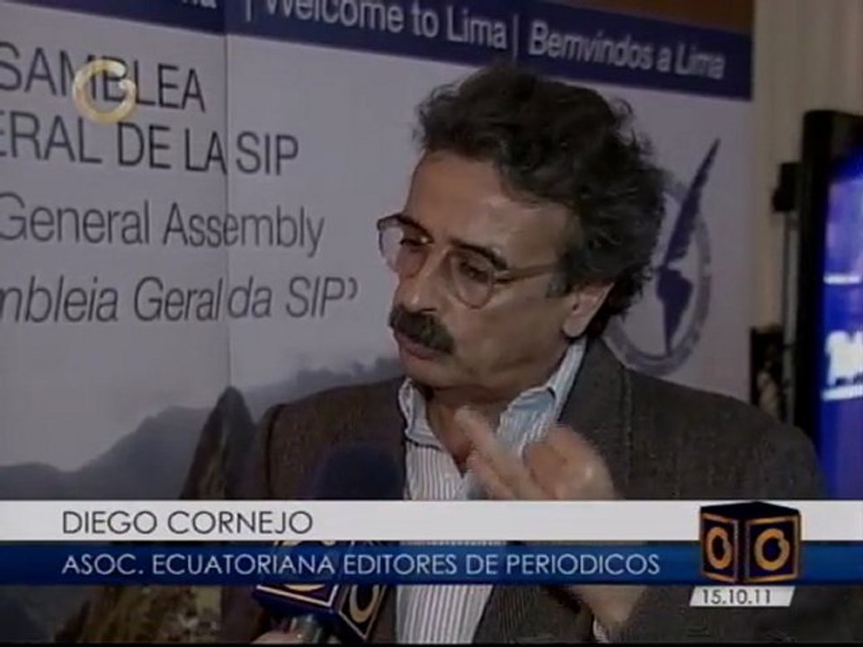 Diego Cornejo en Conferencia de la SIP