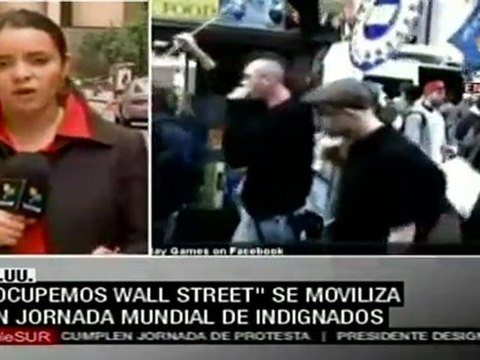 Indignados de Wall Street se movilizó en jornada mundial
