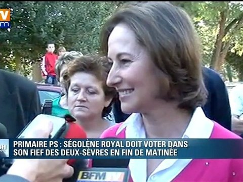 S. Royal a voté dans son fief des Deux-Sèvres