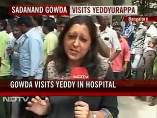 Yeddyurappa shifted to hospital from jail