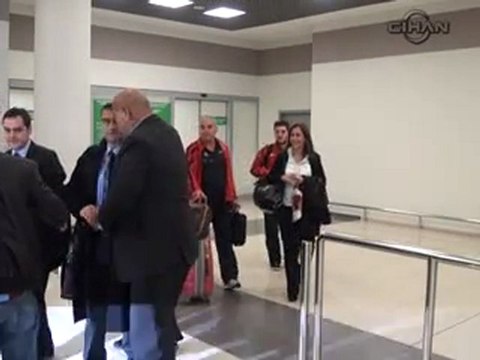 Trabzonspor, CSKA Moskova maçı için Moskova'da