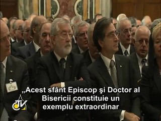 Benedict al XVI-lea: Corectitudine pentru a servi comunitatea