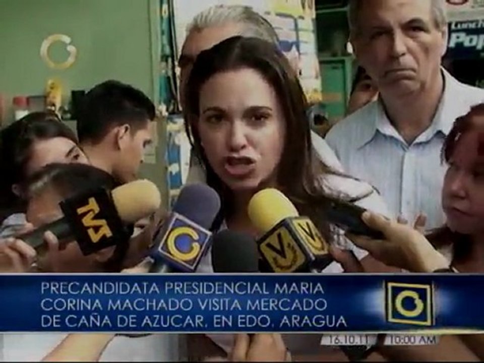 María Corina recorre Aragua