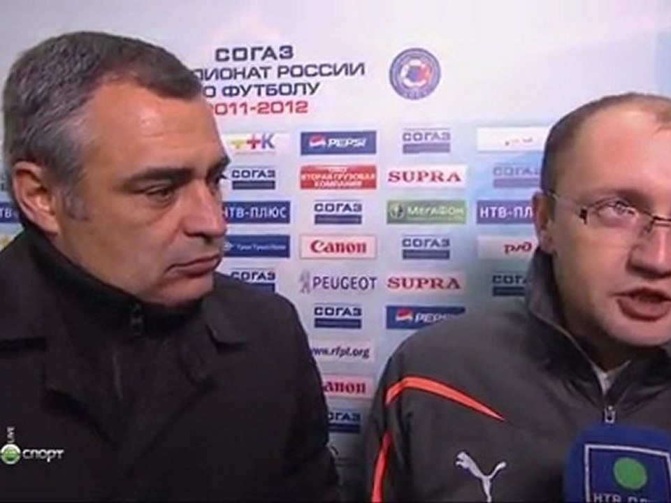 "Локомотив"-"Томь" 16.10.2011 флеш-интервью, обзор моментов