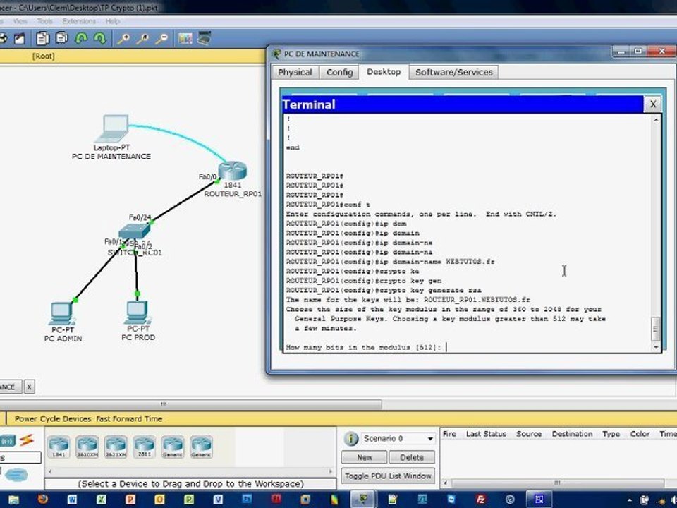 WebTutos - Tutoriel - CISCO et SSH