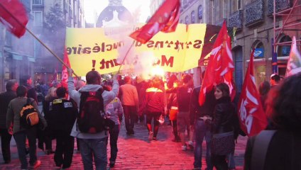 Manifestation antinucléaire à Rennes le 15/10/2011