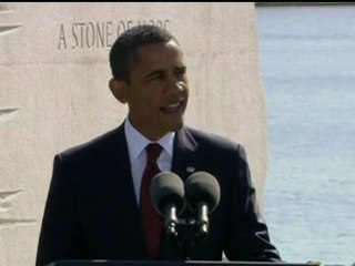 MARTIN LUTHER KING: Obama dedicates statue