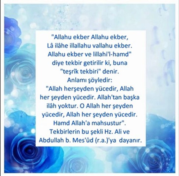 Zilhicce Ayı Orucu ve Kurban Bayramı