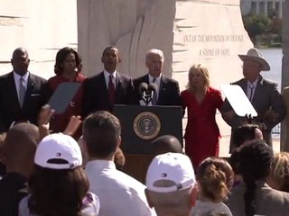Obama inaugura memorial a Luther King