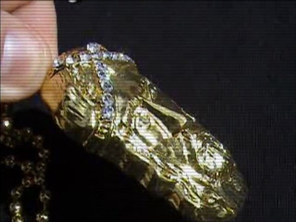Gold Jesus Piece