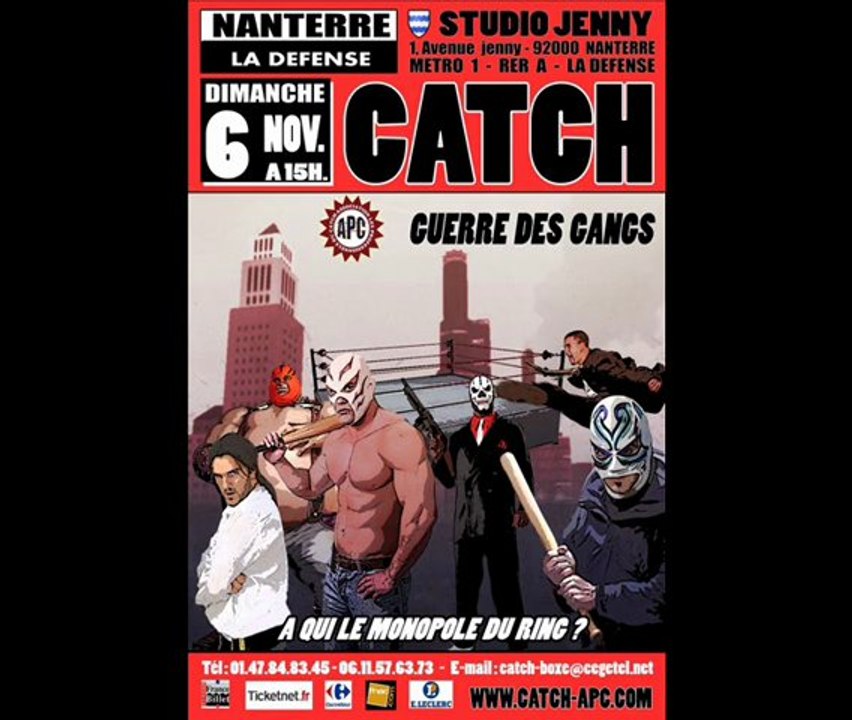 APC CATCH GUERRE DES GANGS 6 NOVEMBRE 2011 STUDIO JENNY NANTERRE