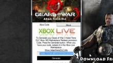 How to Get Gears of War 3 Adam Fenix Multiplayer Character DLC Free!!