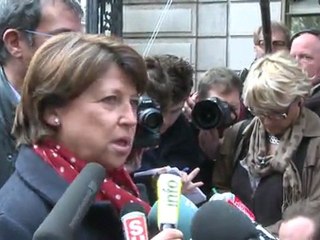 Martine Aubry: "Nous serons tous unis pour battre Nicolas Sarkozy"