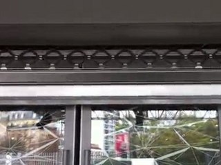 Montée du rideau "gros plan"