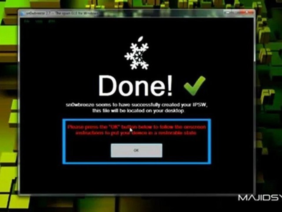 Sn0wbreeze 2.7.3 !!! Jailbreak 4.2.84.3.3 & Unlock iPhone 4,3Gs iPod Touch 4G3G & iPad Untethered