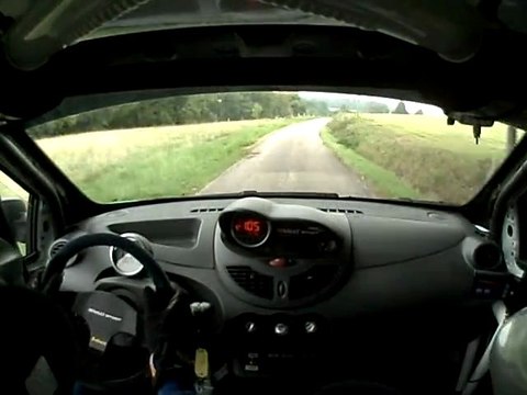 rallye vosgien 2011 Es2 Lieffroy/Ehrhardt twingo R1