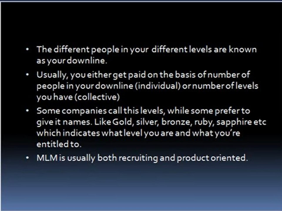 Difference between network marketing, mlm, affiliate marketing and pyramids 1 of 3