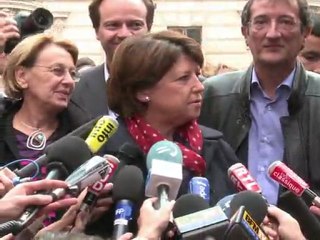 Martine Aubry: la droite ne pourra "miser" sur des divisions au PS