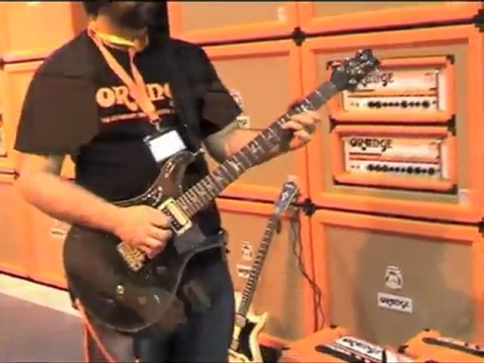 Orange Tiny Terror Combo at Frankfurt Musikmesse 2008 With Rob Chapman