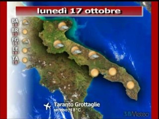 Previsioni del tempo, lunedì 17 ottobre