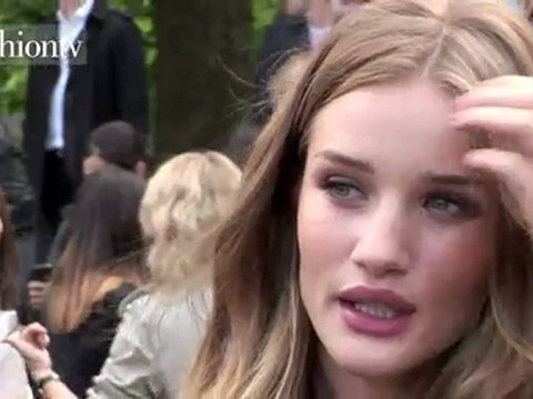 Burberry Arrivals 1, London Fashion Week Spring 2012 | FTV