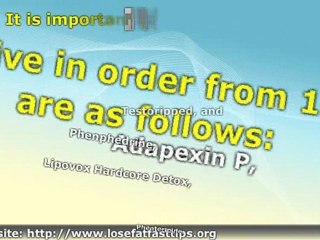 2011 Most Prominent Lose Fat Pills
