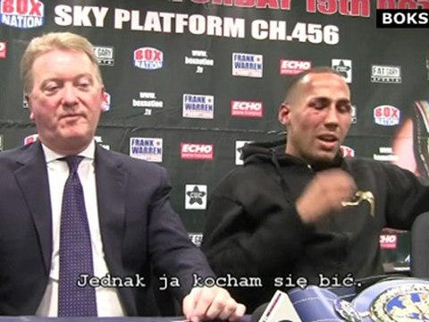 James DeGale: press conference after defeating Piotr Wilczewski