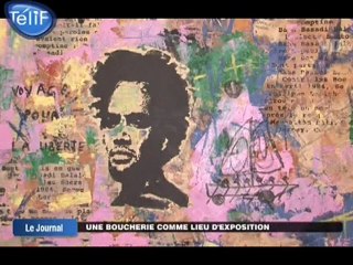 Une boucherie comme lieu d’exposition (Saint-Prix)