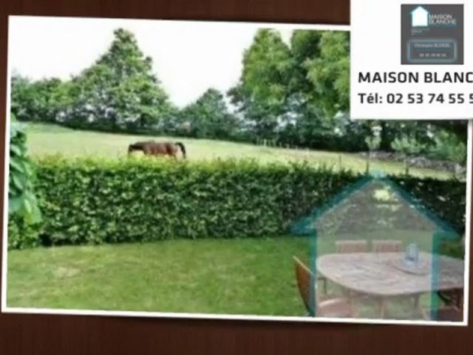 Vente - maison - ST PIERRE DES LANDES (53500) - 7 pièces -