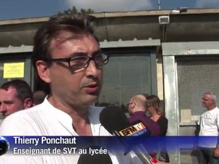 Béziers: élèves et enseignants se recueillent au lycée J. Moulin