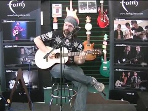 Chappers on the road with Faith Guitars - Mercury Parlour