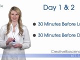 How do I complete Phase 1 of the hCG 1234™ Diet from Creative Bioscience?