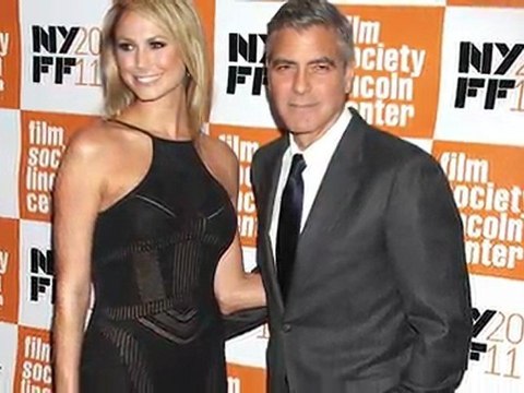 George Clooney Hits the Red Carpet with Stacy Keibler