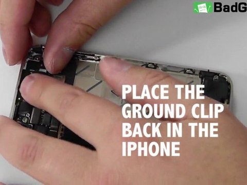 How to install a iPhone 4S Rear Facing Camera