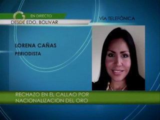 120mil mineros rechazan nacionalización del oro