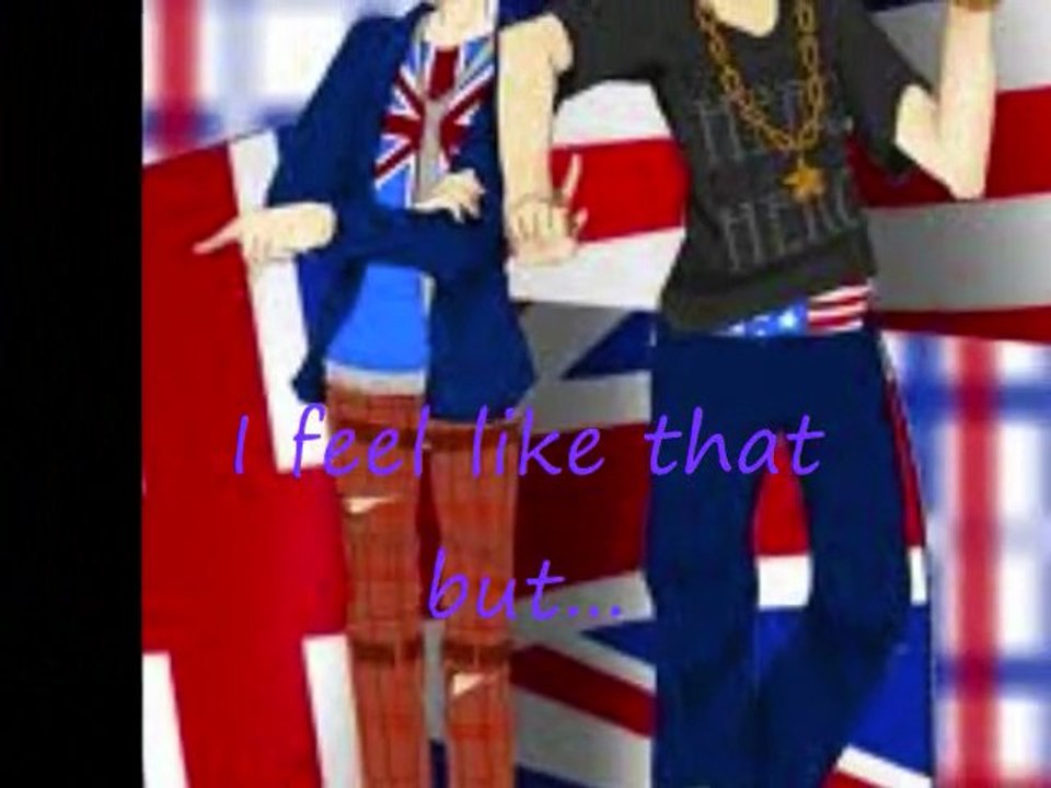 America and England Fuwa Fuwa Time + Lyrics