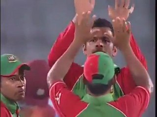 WI vs Ban 1st T20 11th October 2011 Fall Of Wickets