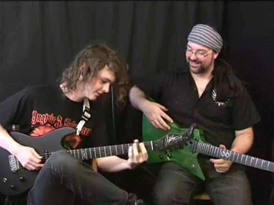Rob Chappers & Ben Wilshire jam (Marshall MA50 Vs JVM205) part 3