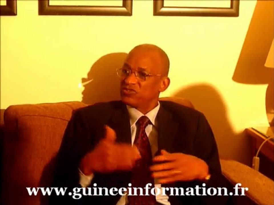 Cellou Dalein Diallo, président de l'UFDG rencontre la presse en ligne à Paris