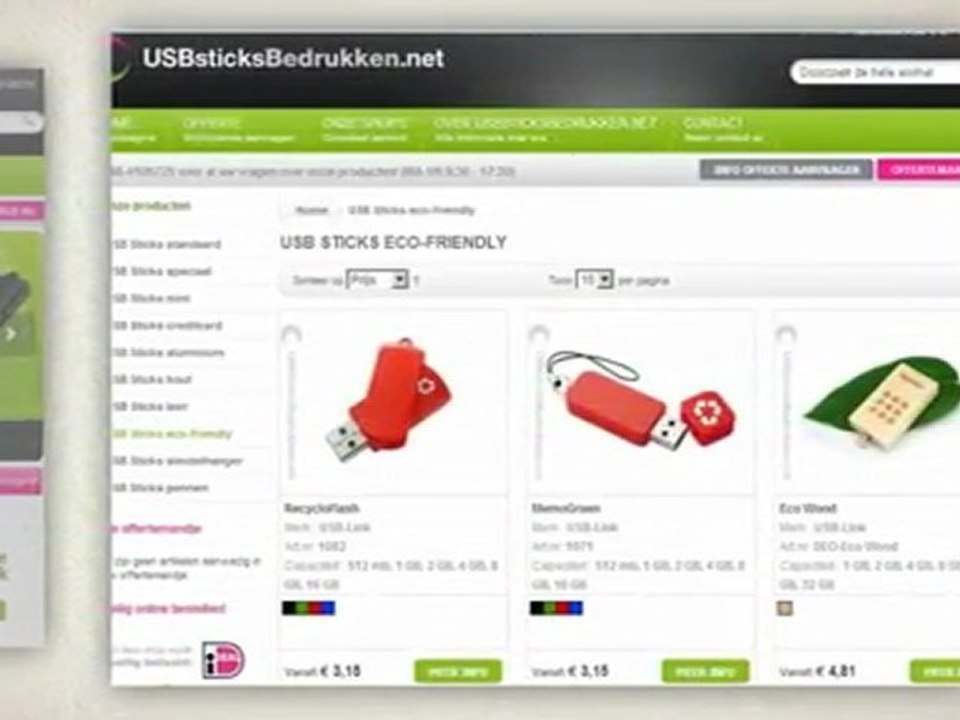 Usb sticks bedrukken
