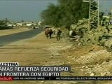 Refuerzan seguridad en Gaza para canje de prisioneros