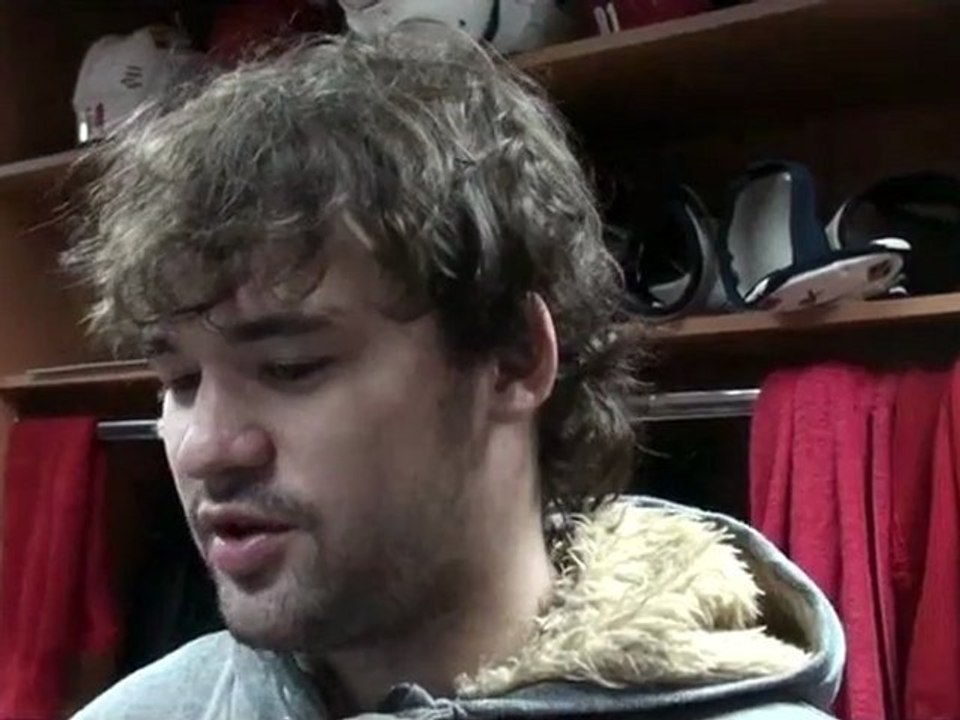 Роман Людучин после игры с к.Динамо 17.10.11.